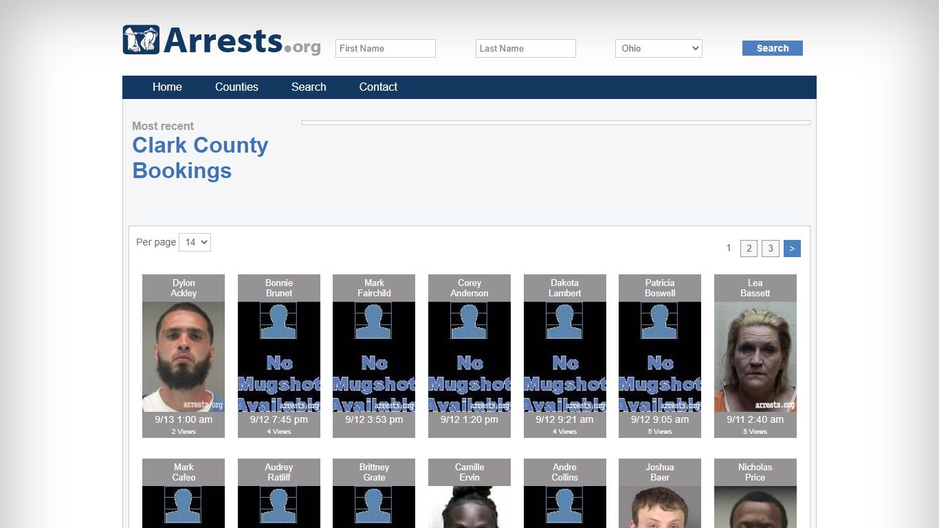 Clark County Arrests and Inmate Search